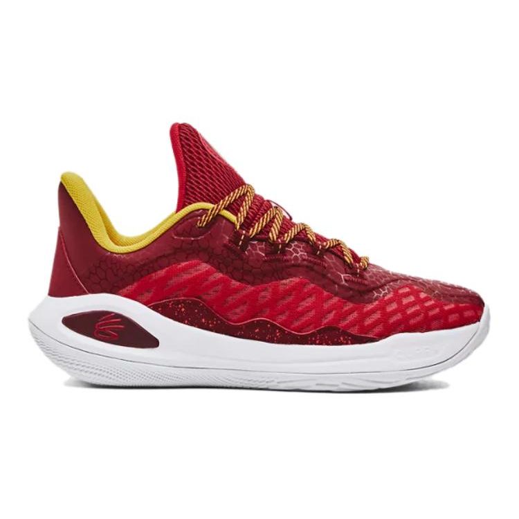 Bruce Lee x Curry Brand Curry Flow 11 GS Fire Детские кроссовки Красный кардинал 3027577-600