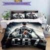 Ronaldo'S Cr7 Celebration Print 3Pcs Bedding Setduvet Cover With 2 Bedropillowcase Home Birthday Gift