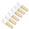 10 шт. светодиодных ламп G9 3 Вт 200 лм с длинной нитью накаливания для люстры, потолочного светильника, настольной лампы, теплый белый цвет