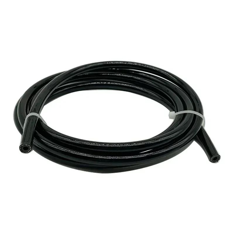 5m/16ft AN3 Stainless Steel Braided Motorcycle Hydraulic Brake Line Nylon Clutch Oil Fuel Hose Tube Pipe Dirt Bike ATV Moped