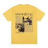 Slowdive Alison 1991 Винтажная футболка Tour 90s Классическая хлопковая мужская футболка Новая ФУТБОЛКА Женские топы унисекс