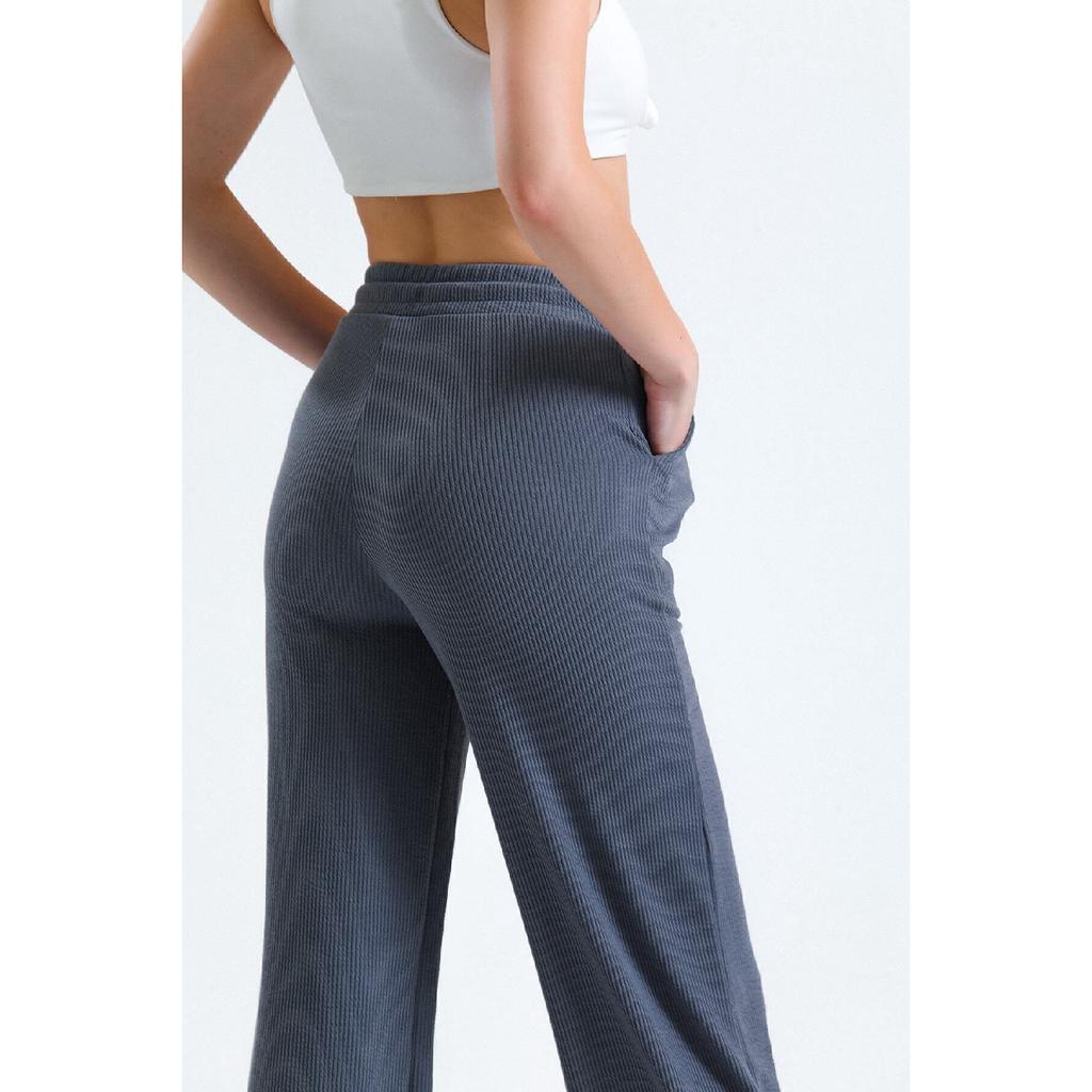 Women's Elastic Pocket Wide Leg Sweatpants
