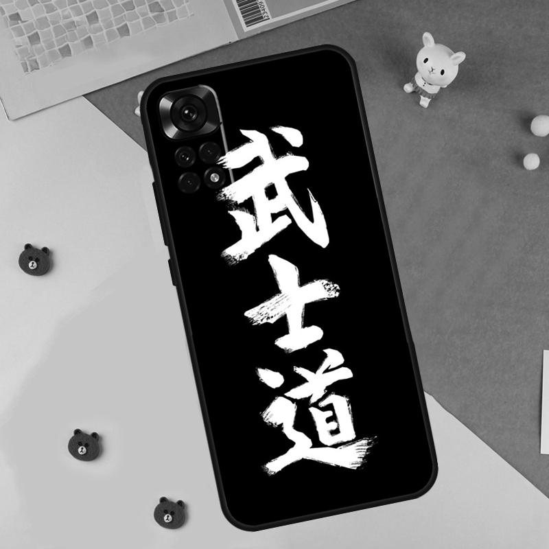 Japanese Bushido Samurai Case For Xiaomi Redmi Note 13 12 11 9 10 14 Pro 10S 11S 12S Cover For Redmi 13C 10C 12C 14C