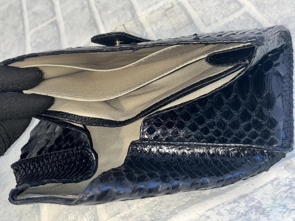 Длинный кошелек Garcon Кошелек Python Натуральная кожа Женщины Мужчины Змеиная кожа Кошелек из змеиной кожи Кошелек Garcon Форма унисекс унисекс [GUODI] TK-20LW148 (черный)