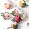 10/20Pcs Rose Artificial Flowers 3CM Silk Fake Flowers for Home Decor Wedding Decoration Garden Outdoor Craft Wreath Accessories