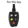 Силиконовый чехол для ключей от автомобиля для Volvo C30 C70 S40 V50 2004-2007, чехол с дистанционным управлением, чехол, чехол, чехол, чехол