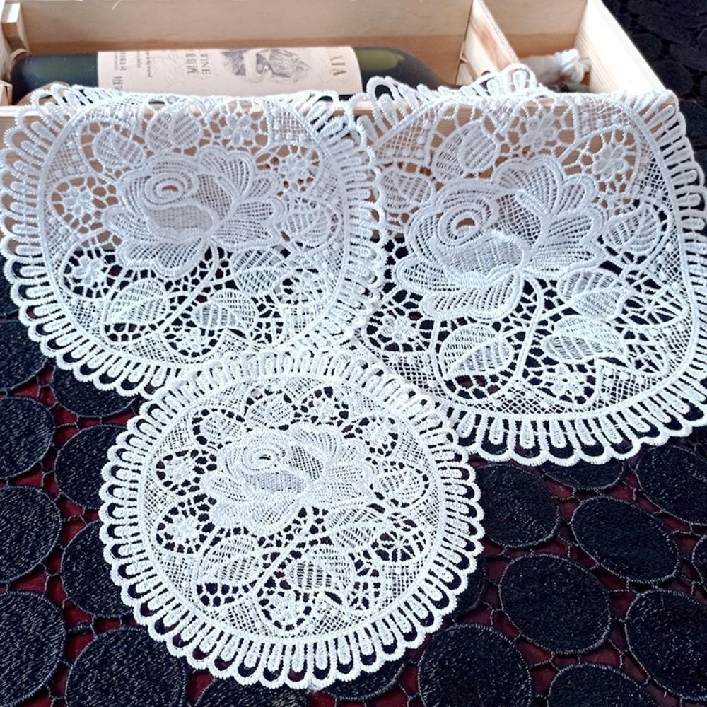 Embroidery Lace Table Cloth Insulated Vase Mat Nordic Style Table Doily Dining Table