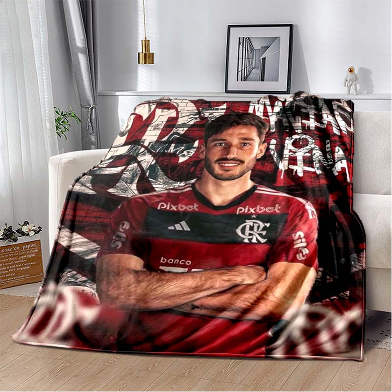 Flamengo CRF Shield Logo Flannel Throw Blanket Soft Warm Sofa Bed Home Decor