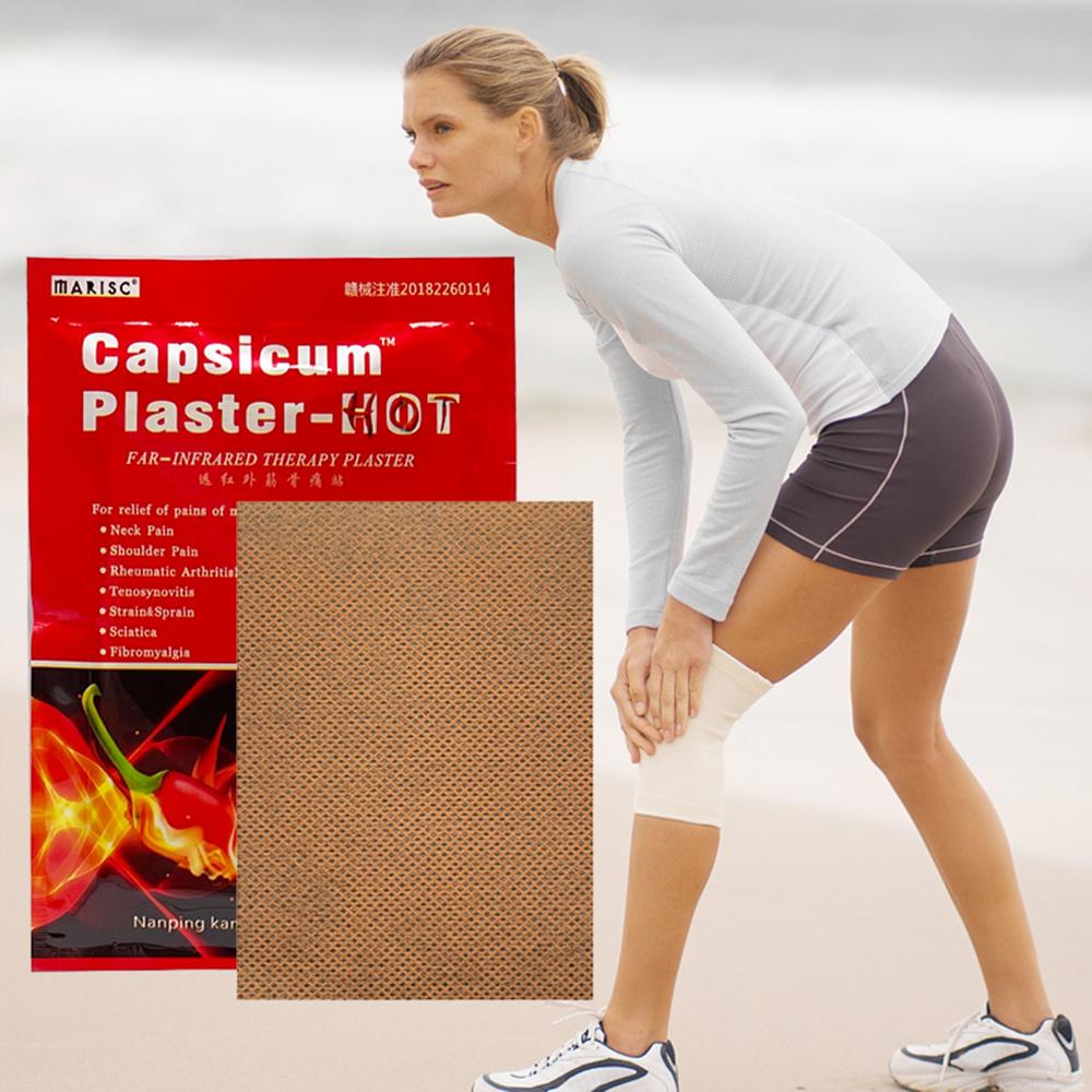 8 шт. перцовый болеутоляющий пластырь, перцовый порошок для тела, массажный пластырь для мышечной усталости, шеи, талии