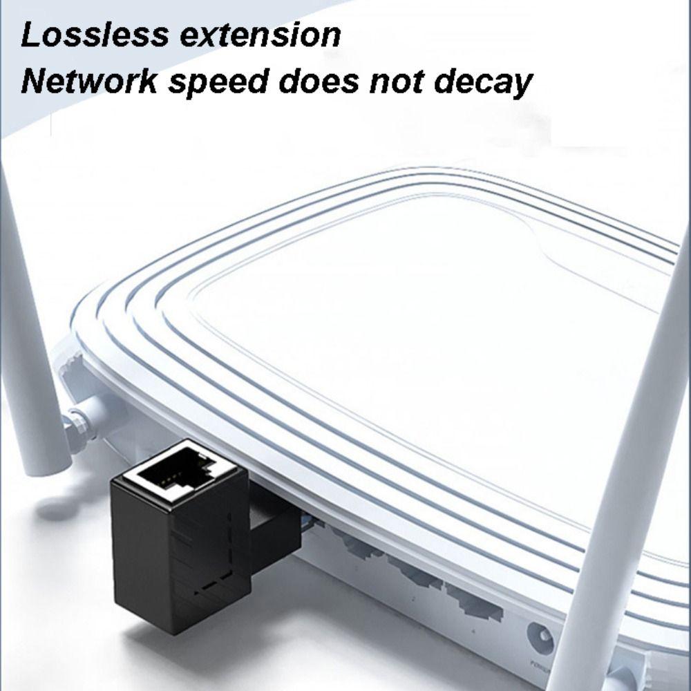 90 Degree Network Cable Connector LAN Extension Adapter for Cat5 Cat6 LAN Ethernet Network Cable