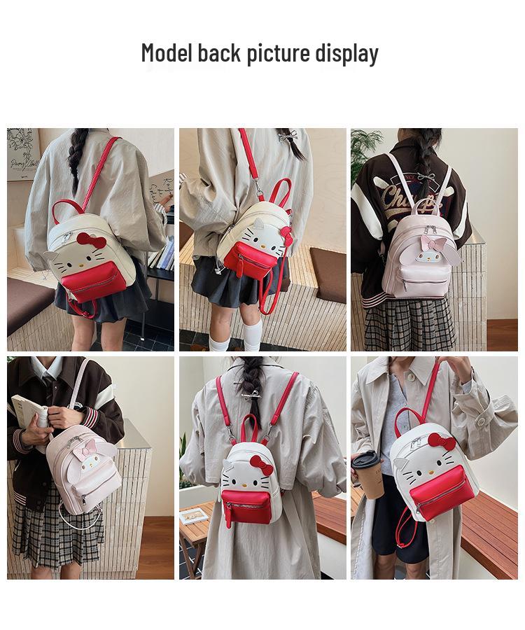 Multifunctional Cute Cartoon 2025 Crossbody Backpack & Handbag