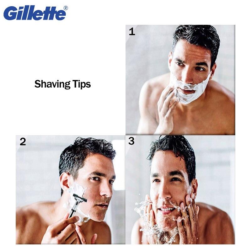 Gillette Вектор, 2 двухслойных лезвия для бритья, 1 ручка для бритвы + 10 лезвий для мужчин, бритва для бороды