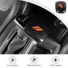 Накладка на ручку переключения передач для Challenger Charger 2015+ Углеродное волокно и Оранжевый