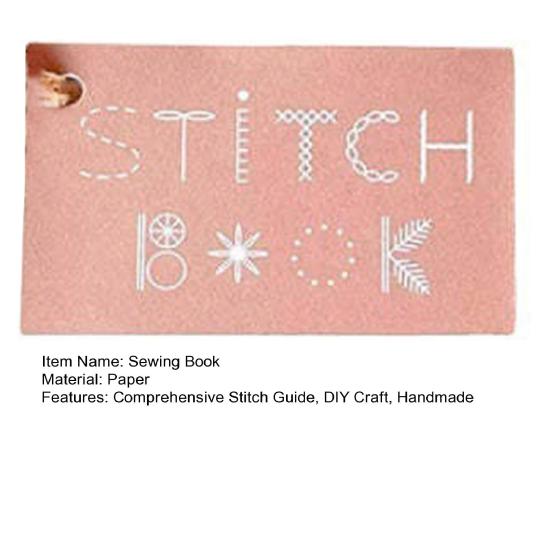 Мини-книга по шитью, полное руководство по шитью, набор карточек для рукоделия, вышивальные узоры, дизайны, книга по шитью