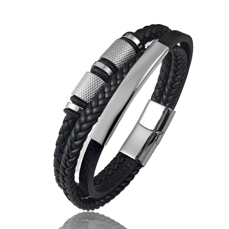 Браслет Jiangmingao Jewelry Классический Крутой Мужской Панк Рок Модные Браслеты Бесплатная Доставка Товары Со Скидкой