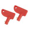 Keys Cut Off Switch Key Red Replace Replacement Spare Key For Van Pack Switch Accessories For Battery Isolator Switch