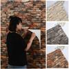 77cm*70m 3D Wallpaper Decoration Self-adhesive Antique Foam Brick Wallpaper Living Room Bedroom Waterproof 3d Wall Stickers