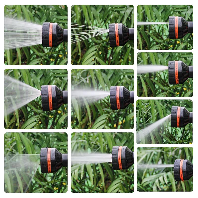 Набор многофункциональных распылителей воды в блистерной упаковке для сада, полива цветов и мытья автомобиля.