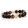 Rutilated Quartz Tiger Eye 10mm Bracelet Pair AAA Identified [Kyojudo] Men's Women's (Men's)