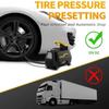 Tyre Inflator Portable Air Compressor DC/AC, Electric Tyre Air Pump with Tyre Pressure Gauge, 150PSI Auto-Stop Air Pump with LED Light for Car
