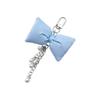 Брелок с жемчужной цепочкой и бантом, милые украшения, брелок, украшение для рюкзака, сумки, подвеска, подарок для девочек и женщин
