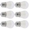 6 PCS 5W Mini LED Light Bulbs Warm White E26 Base G45 Bulb Lamps Illumination Accessory