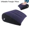 Pillow Triangle Pillow Portable Foot Air Cushion Pillow Relaxation Cushion Travel Office PVC Flocking