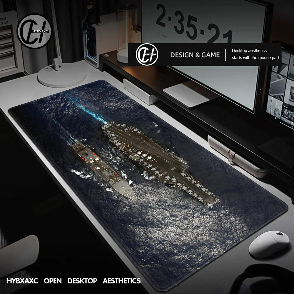 Aircraft Mousepad Large Gaming Mouse Pad LockEdge Thickened Computer Keyboard Table Desk Mat