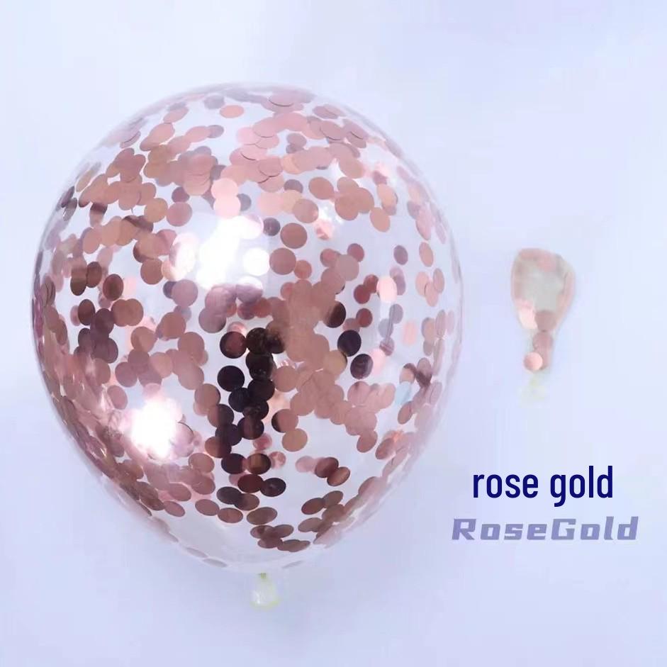 12-дюймовые прозрачные латексные шары с конфетти и блестками для свадеб, дней рождения и праздничных торжеств