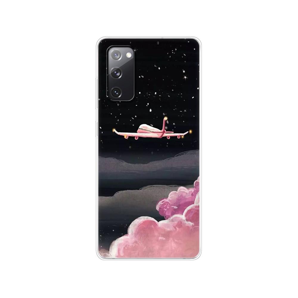 Чехол для Samsung Galaxy S20 FE 6,5 "Мягкий силиконовый чехол из ТПУ на заднюю панель телефона для Samsung S20 fe, бампер GalaxyS20 FE S20FE, принципиально чехол