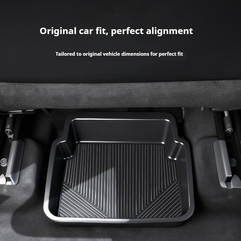 For BYD SeaLion 06 Dmi Ev Car Rear Seat Lower Silicone Storage Box Under Seat Organizer Car Interior Finishing H5