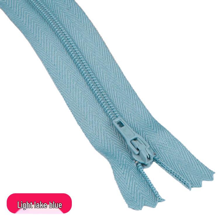 Three Force Short 20CM Nylon Zipper for Dress Pants - Colored Closed-End Fly Zipper Fabric Accessory