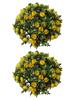 Artificial Flower Arrangement Topiary Balls Artificial Plant Balls High-Quality Synthetic Materials Indoor Outdoor Use