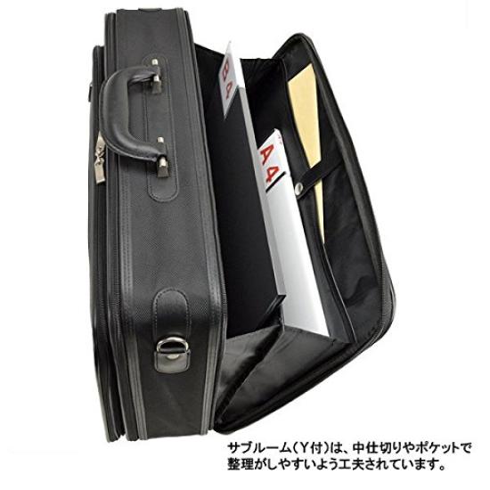 Wellington Портфель мягкий атташе-кейс 45 см, сделано в Китае, черный, мужской 21218-01