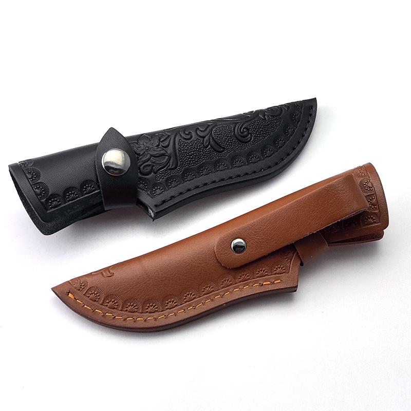 Кожаные ножны, чехол из коровьей кожи для прямого ножа для похода