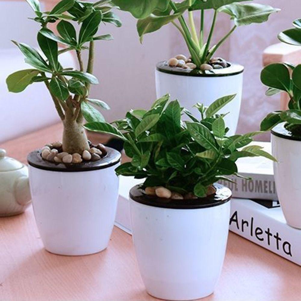 Включая подкладку для гидропонного выращивания, пластиковый цветочный горшок, прочный ленивый горшок для растений