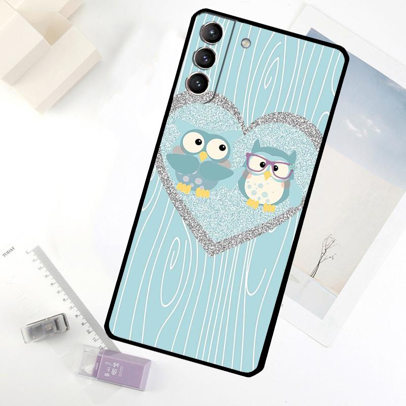 Baby Cute Owl Phone Case For Samsung Galaxy S20 FE S21 S22 S23 S24 S25 S26 Ultra S10 S25 Plus S25 FE Cover