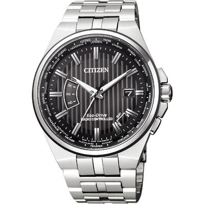 Мужской CB0161-82E ( Смотреть CITIZEN COLLECTION Eco-Drive радиоуправляемый) Круглые часы, серебро