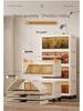 Portable Multi-Layer Folding Storage Cabinet for Kitchen and Living Room