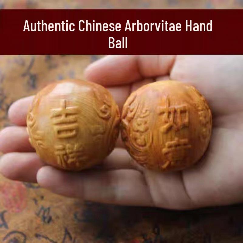 Walnut Wood Carved Pixiu Spinner Ball: Multi-Emotional Handheld Massage Toy