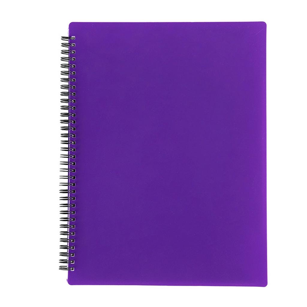 A4 Sheet Music Organizer, Spiral Folder 10 Pockets For Sheet Music, Drawings And Documents, Easy Editing