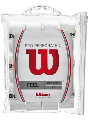 Wilson Perforated Pro Overgrip Белый (12 шт.)