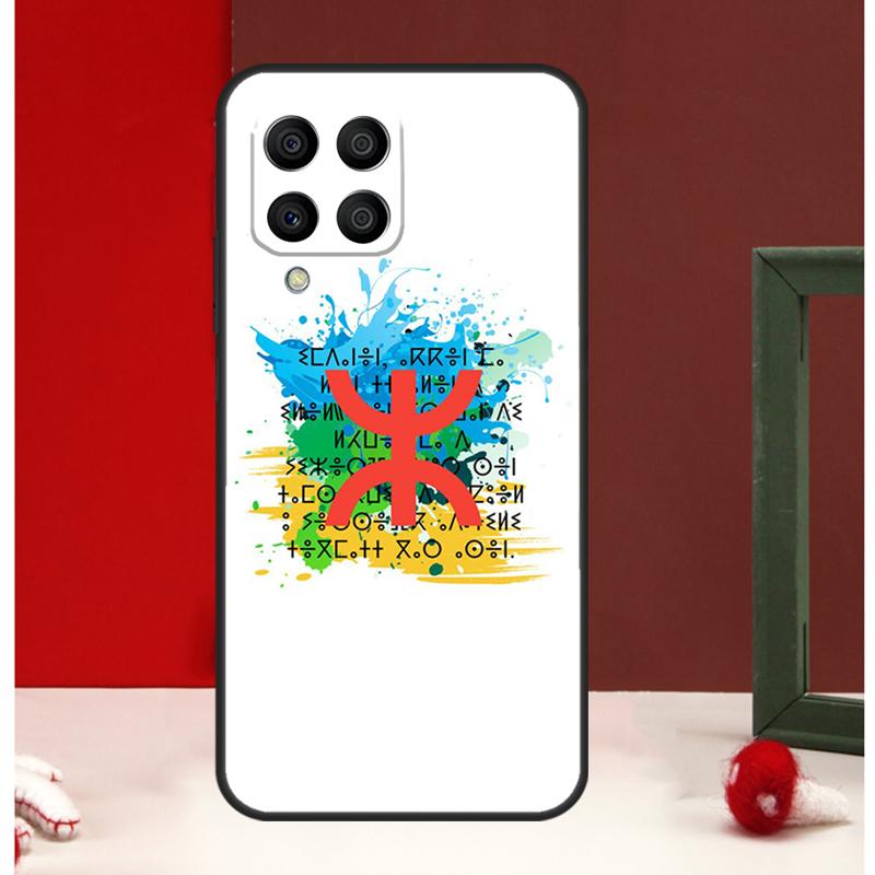 Кейс с флагом берберов-амазигов для Samsung Galaxy M56 M36 M16 M31 M21 M13 M33 M53 M15 M35 M55 M12 M32 M52 M14 M34 M54