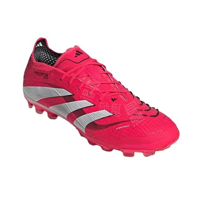 Adidas PREDATOR ELITE AG Rubber Short Studs Anti-Slip Wear-Resistant Soccer Shoes Unisex Red White Sneakers ID3839