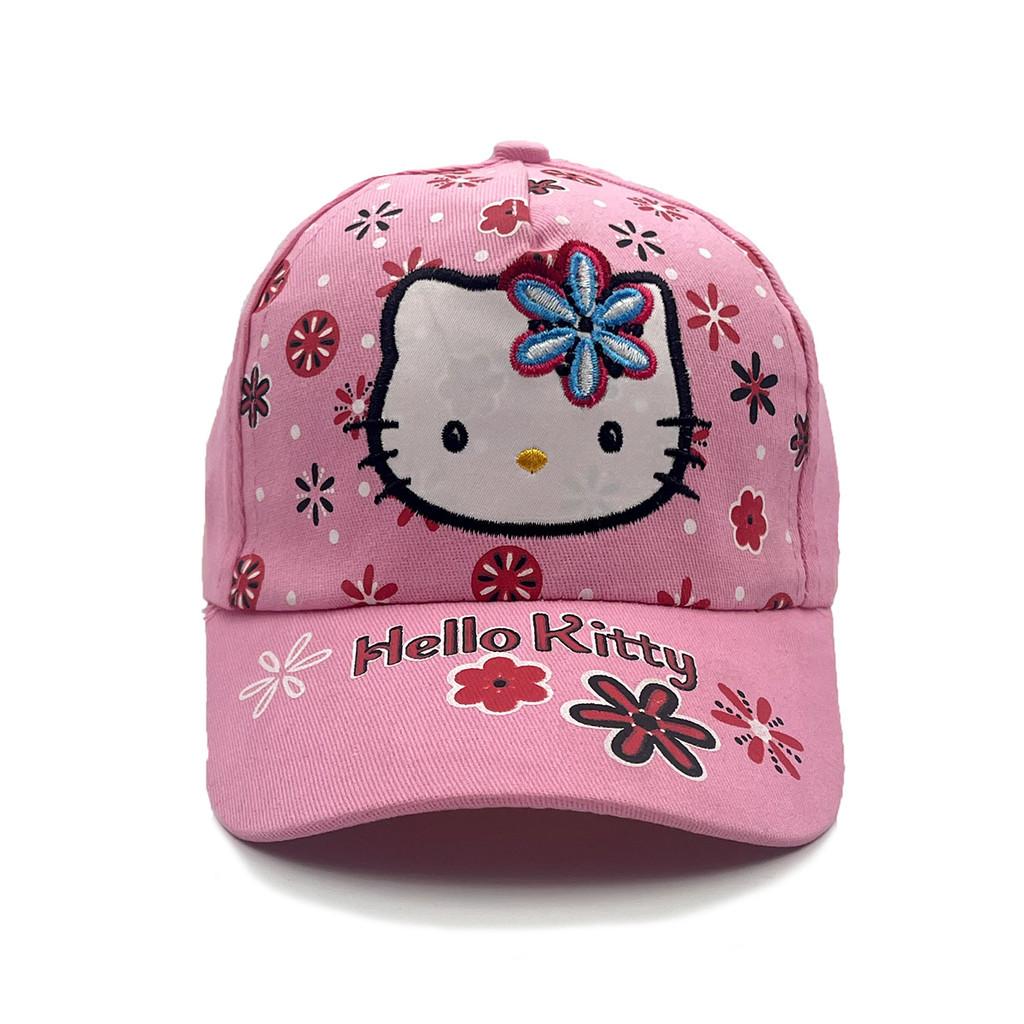 Kt Cat Cartoon Baseball Cap With Breathable Cotton And Windproof Features