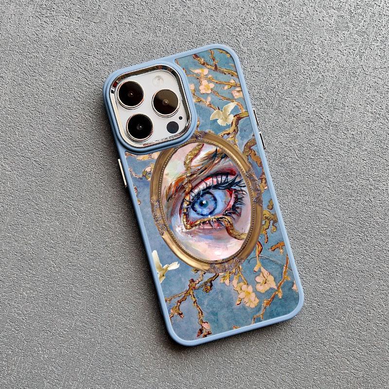 Силиконовые чехлы для телефона с художественной росписью для iPhone 11 12 13 14 15 Pro Max X XS XR 7 8 Plus SE 2020 15 14 Plus Ударопрочный чехол
