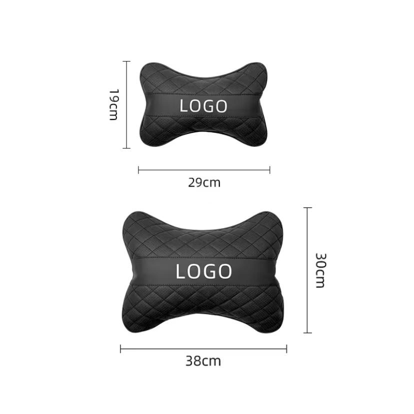 UMEG7 Car Seat Head Support Cushion Lumbar Pillow Interior Accessories For Mercedes Benz AMG Smart W205 C300 W203 W206 W108 W124 W126