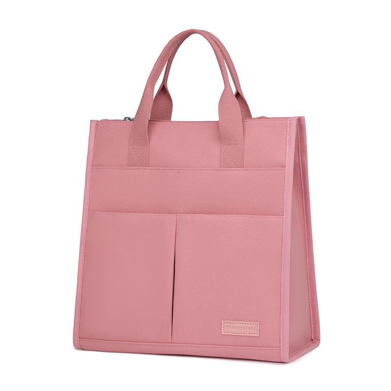 Women's Handbag Lightweight Multi-Compartment Canvas Bag Travel Commuter Computer Bag