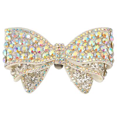 Зажим для обуви с бантом, длина 3,5 дюйма, ширина 2,4 дюйма, съемная блестящая прочная легкая пряжка для обуви с бантом для свадьбы