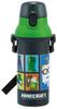 Skater Water Dishwasher Made In Minecraft Kids' Direct-Drink Bottle, Plastic, 480ml, One-Push Open/Close, Safe, Japan, 26, Boys', PSB5SAN-A